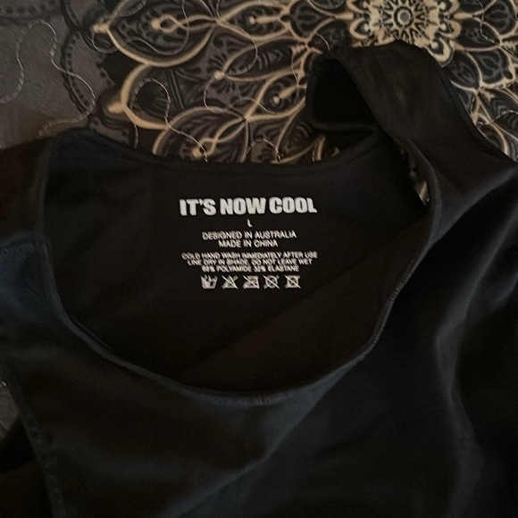 NWT It’s Now Cool One Piece Contour Bodysuit Swimsuit Large FP Movement - Picture 4 of 6